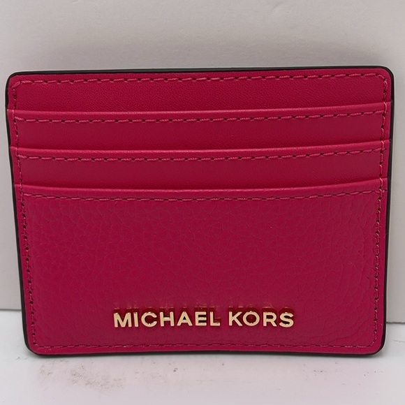 MICHAEL KORS
Large Pebbled Leather Card Holder Case
Electric Pink 
NWT - Picture 1 of 16